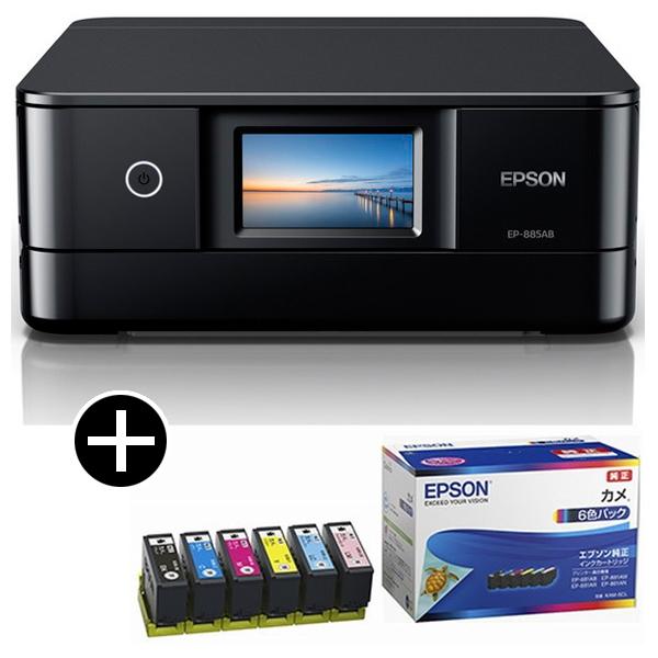 EPSON EP-885AB A4カラーインクジェット複合機/Colorio/6色/無線LAN/Wi...