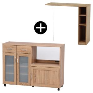 不二貿易（Fuji Boeki） キッチンカウンター 幅60 カウンターテーブル