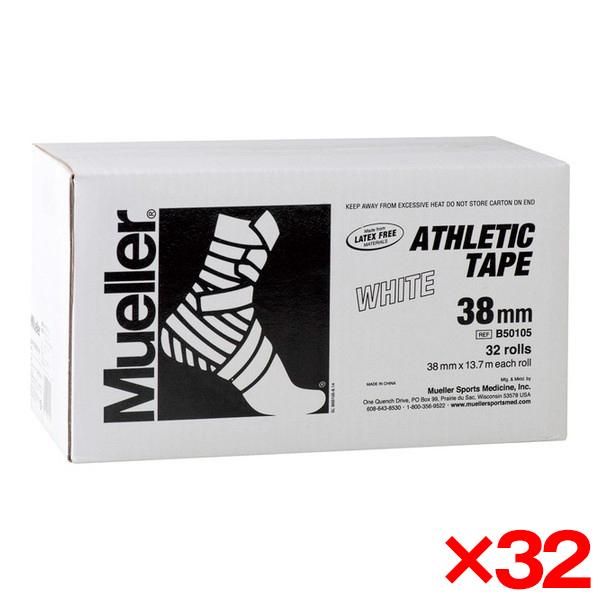 32個セット MUELLER ミューラー ホワイトプロ アスレチックテープ 38mm B50105