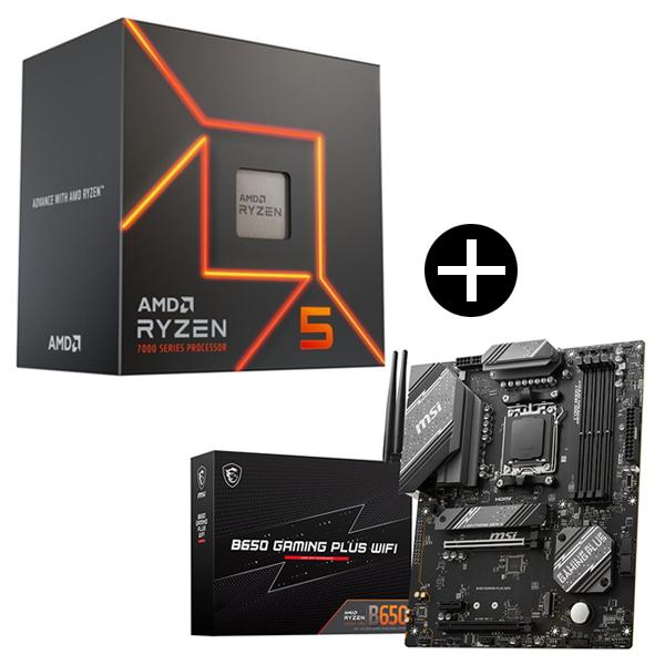 AMD Ryzen5 7600 With Wraith Stealth Cooler 100-100...