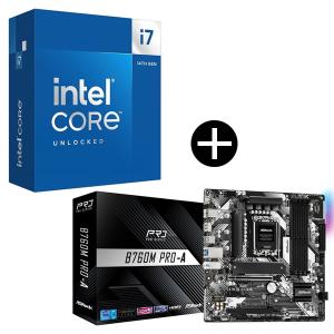 Intel Corei7-14700K CPU + ASRock B760M Pro-A マザーボード セット｜aprice