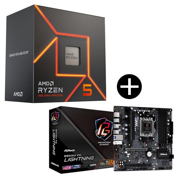 AMD Ryzen5 7600 With Wraith Stealth Cooler 100-100...