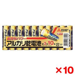 100本セット 単3アルカリ乾電池 10本パック×10｜aprice