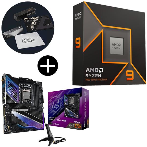 AMD Ryzen 9 9950X W/O Cooler WOF (16C/32T、4.3GHz、1...