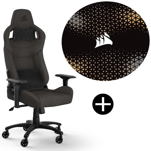 Corsair T3 RUSH Charcoal V2 (CF-9010057-WW) チャコール ...