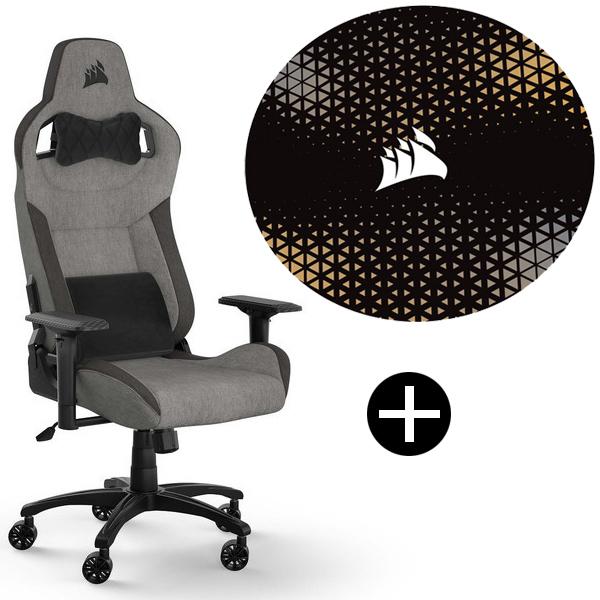 Corsair T3 RUSH Gray/Charcoal V2 (CF-9010056-WW) グ...