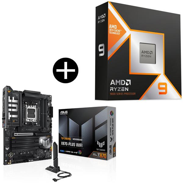 AMD Ryzen 9 9950X3D CPU + ASUS TUF-GAMING X870-PLU...