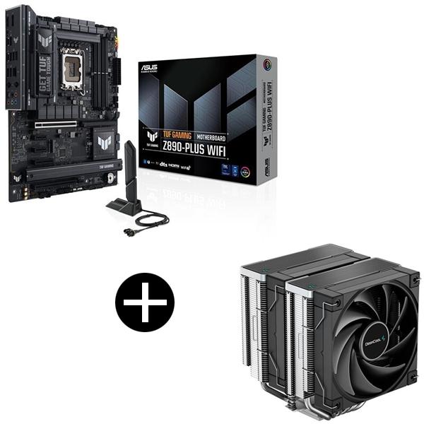 ASUS TUF GAMING Z890-PLUS WIFI マザーボード + DEEPCOOL R...