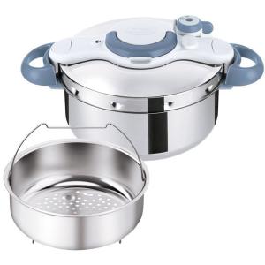 T-fal ティファール P4620670 サックスブルー クリプソ ミニット イージー 圧力鍋(4.5L/IH対応)