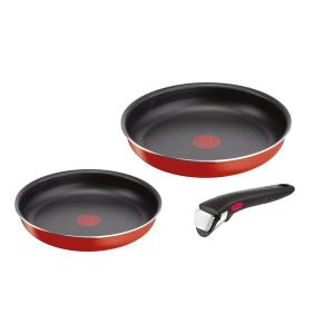 T-fal L15193 インジニオ・ネオ パプリカレッド セット3 フライパン 3点セット (IH非対応)