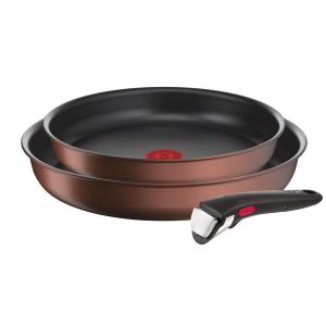 T-fal L78790 ブラウン インジニオ・ネオ IHモカ セット3 フライパン 3点セット (IH対応)