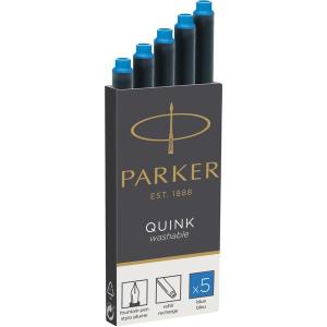 パーカー 1950384 ブルー 万年筆用カートリッジインク クインク 5本入
