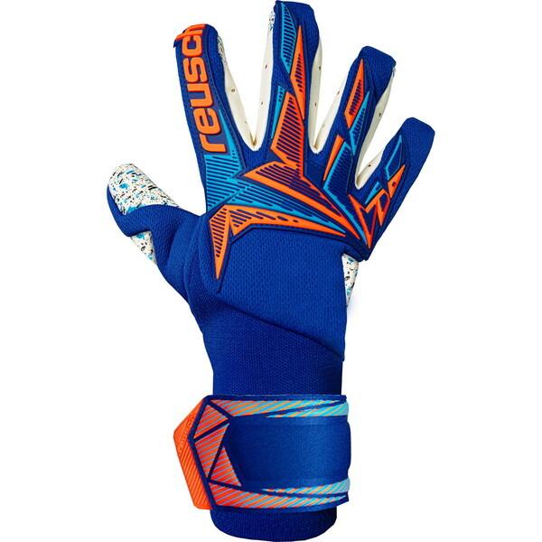 REUSCH アトラクト フリーゲル フュージョン ゴアリエーター シャープブルー/ショッキングオレ...