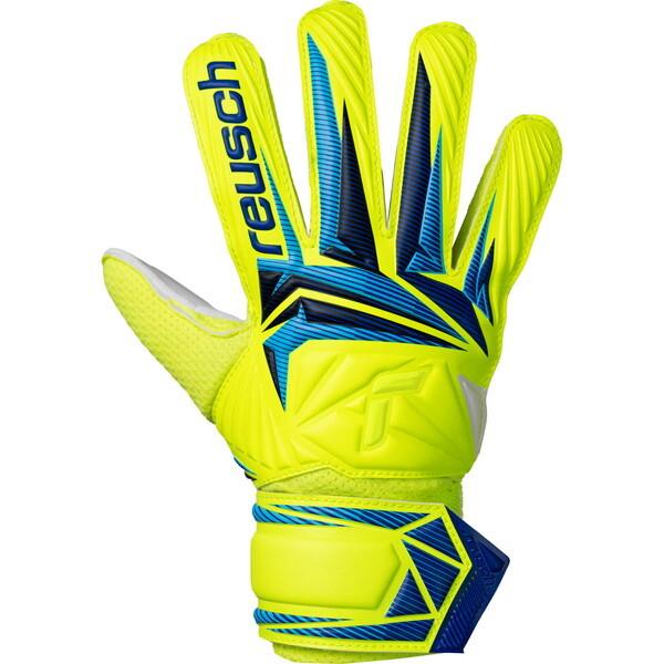 REUSCH ロイシュ アトラクト ソリッド ジュニア セイフティイエロー/シャープブルー 5号 5...
