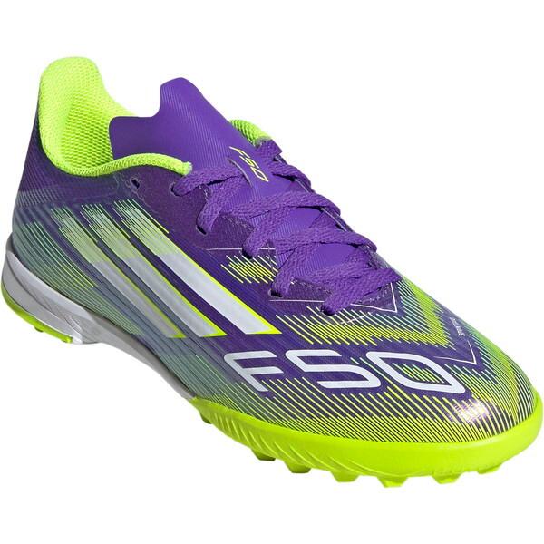 ADIDAS アディダス サッカー F50 リーグ TF パープル 22.5cm JI0000
