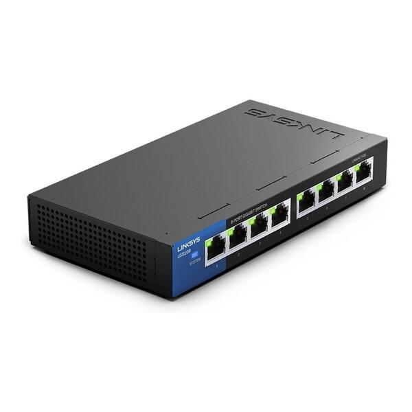 Linksys LGS108-JP スイッチングハブ (SWITCH、GIGABIT、UNMANAG...