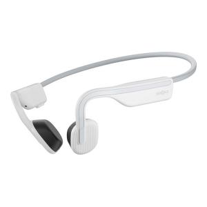 Shokz AFT-EP-000023 Alpine White OpenMove Bluetoothイヤホン (骨伝導 耳かけ型 マイク対応)｜aprice