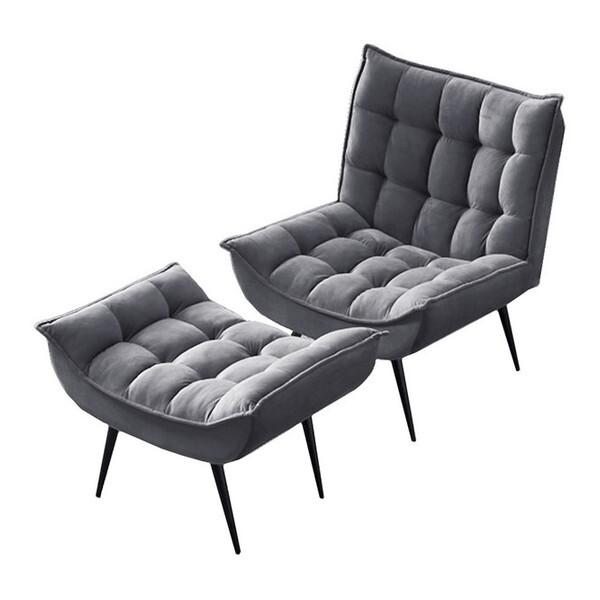 アーバン通商 スタイリッシュソファ 1人掛け+OT LT-2022-1P-グレー メーカー直送