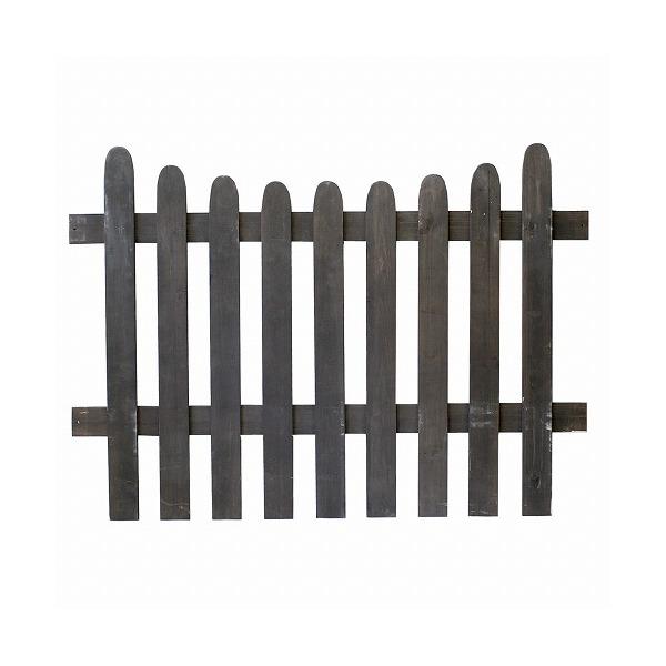 住まいスタイル ピケットフェンス U型 フェンス単品 ダークブラウン SFPU1200-DBR メー...