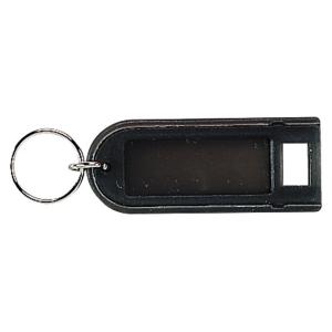 水上金属 ワールド キーホルダー 10本袋入 黒 904-03005