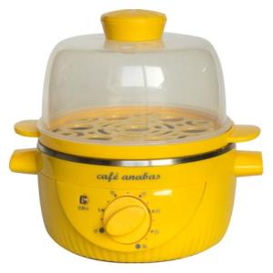ゆで玉子名人＆かんたん蒸し器 SE-001-Y アナバス ゆでたまご
