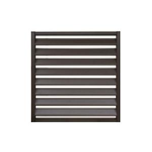 旭興進 アルミルーバーラティス4型 9090 ブラウン メーカー直送