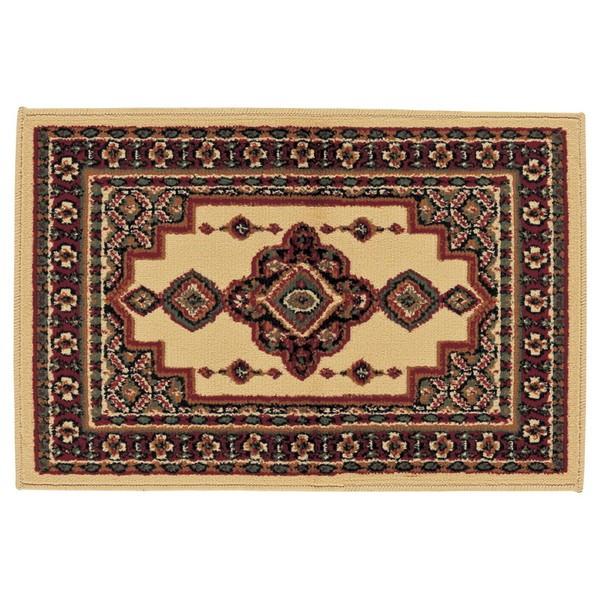 09001600 536/6090BE オリエンタル・ウィーバーズ ウィルトン織ペルシャ柄マット ベ...