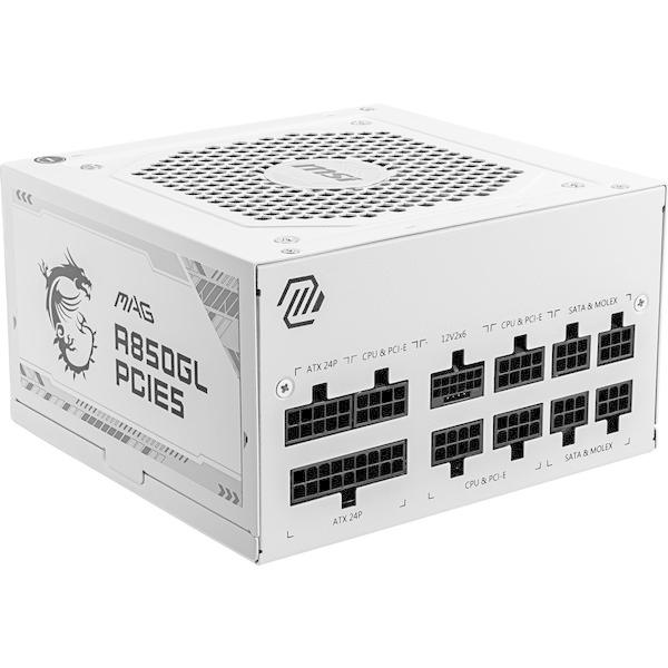 MSI MAG A850GL PCIE5 WHITE ホワイト 電源ユニット