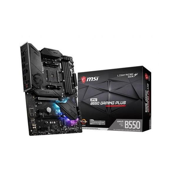 MSI MPG B550 GAMING PLUS ATXマザーボード(AMD B550チップセット搭...