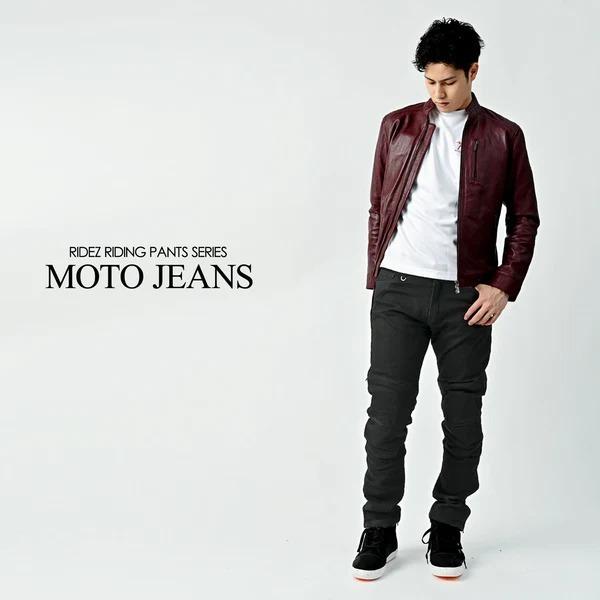 RIDEZ RDB1002 STRETCH JEANS BLACK 34×32