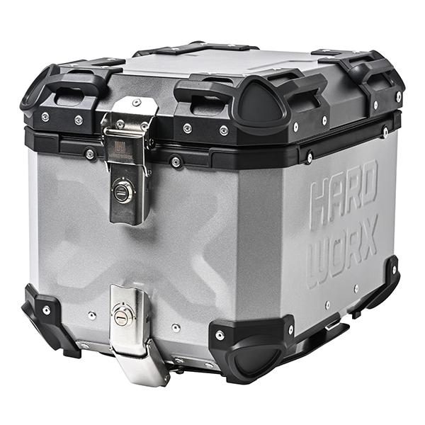 RIDEZ HXNE40 SV HARD WORX パニアトップケース SILVER 40L