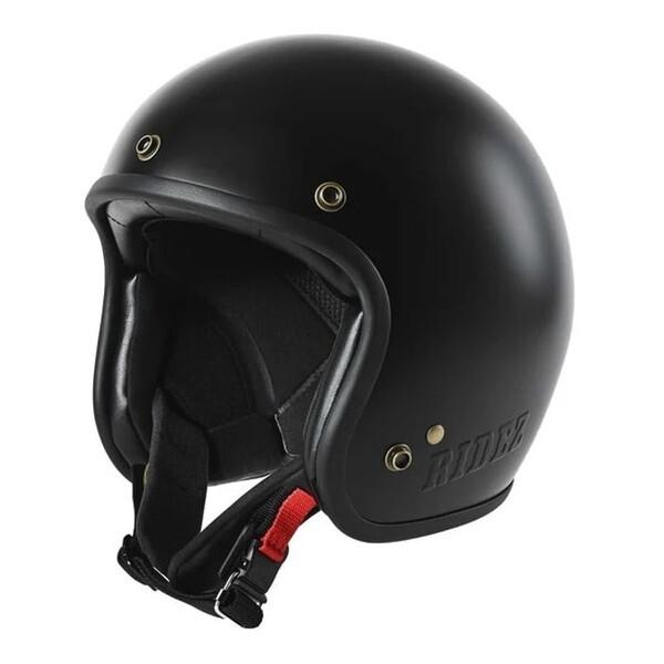 RIDEZ TQ-BK L BLACK ジェットヘルメット