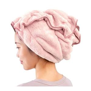 ヘアドライタオル FUWAP フワップ ピンク タオル バス 吸水 速乾 時短