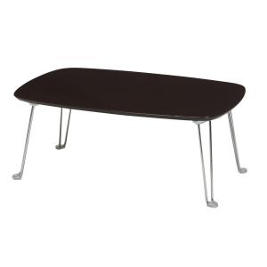 永井興産 NK-757 DBR ダークブラウン 折りたたみプライベートテーブル メーカー直送