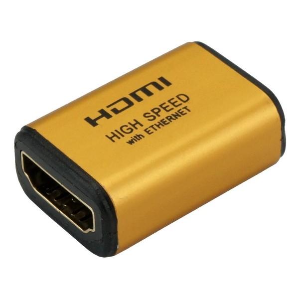 ホーリック HDMIF-027GD ゴールド HDMI中継アダプタ