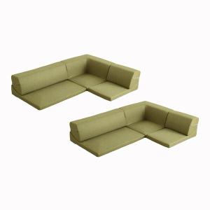 不二貿易（Fuji Boeki） 71734 バイキャストPUソファ ミート 3P DBR