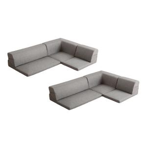 不二貿易（Fuji Boeki） 71734 バイキャストPUソファ ミート 3P DBR