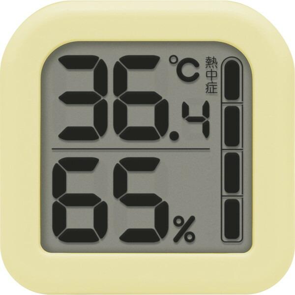 DRETEC O-405YE イエロー デジタル温湿度計 「モルモ」