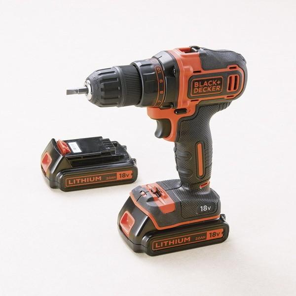 ブラック・アンド・デッカー（BLACK＆DECKER） BDCDD186K2 コードレスドリルドライ...