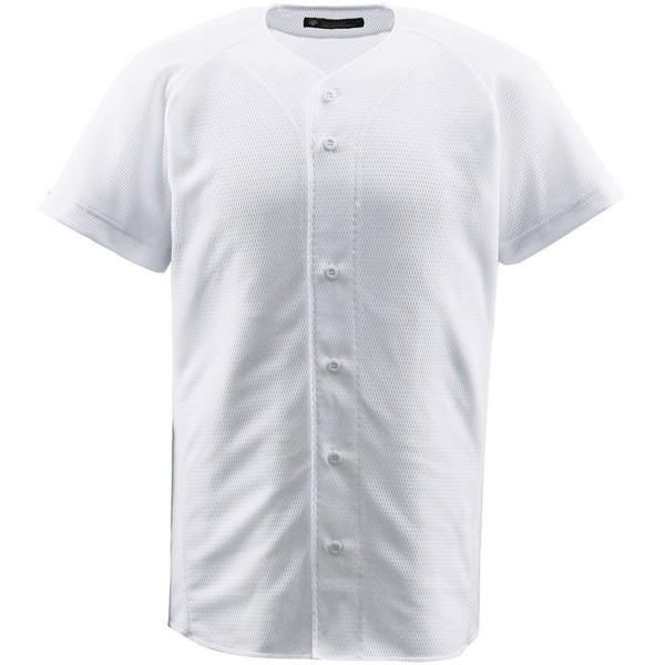 DESCENTE デサント フルオープンシャツ Sホワイト M DB1010 SWHT M