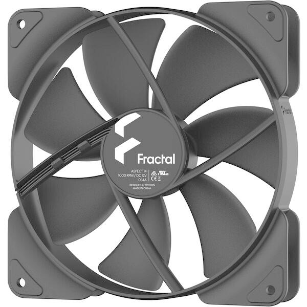 Fractal Design FD-F-AS1-1403 ブラック Aspect 14 PWM Bl...