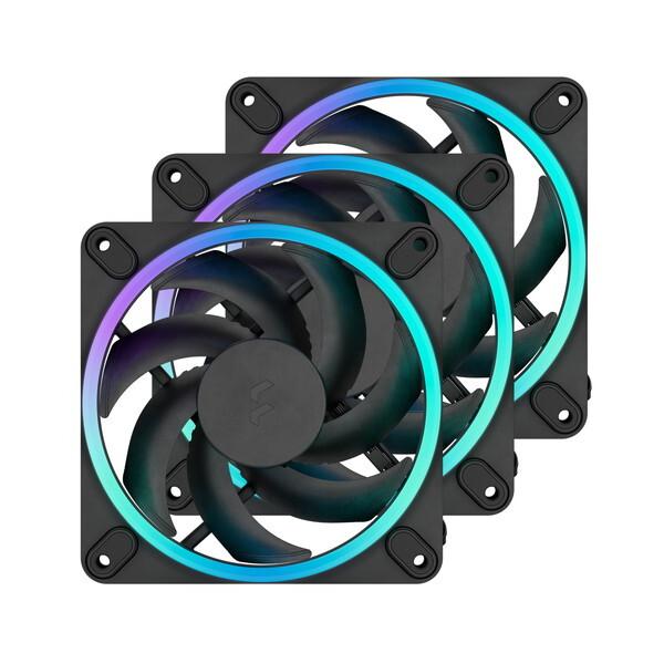Fractal Design FD-F-MR1-1203 ブラック Momentum 12 RGB、...