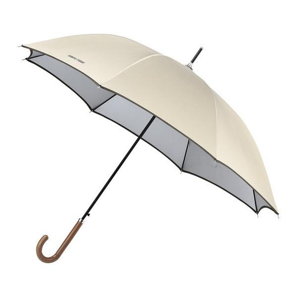 シンプルトゥディ晴雨兼用ジャンプ長傘ベージュ714085