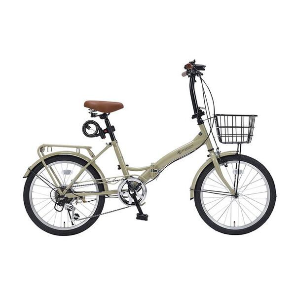 マイパラス MF209 BRANCHE-CA カフェ 折畳自転車 (20インチ・6段ギア) オールイ...