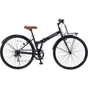 マイパラス DE601-BK マットブラック 折畳27インチシティクロス・6SP