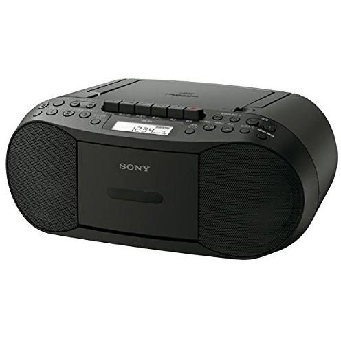 ソニー SONY CDラジカセ CFD-S70-BC ブラック 黒 CDプレーヤー ラジオ カセット...