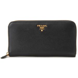 PRADA プラダ 財布 長財布 1ML506 QHH ネロ サフィアーノ レザー