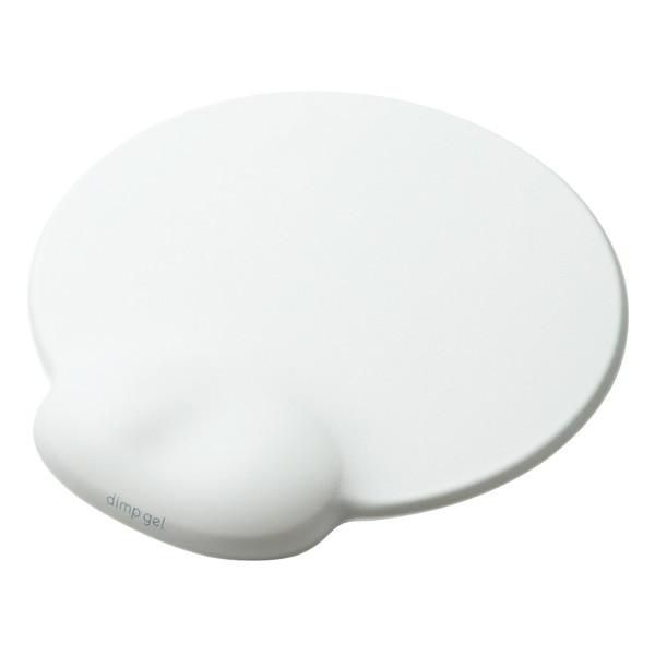 ELECOM MP-DG01WH マウスパッド dimp gel ホワイト メーカー直送