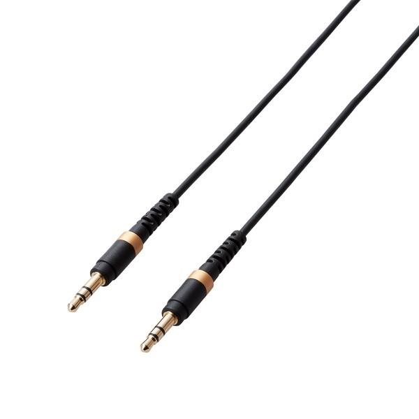 AUXケーブル ELECOM エレコム AX-35MS05BK 高耐久オーディオφ3.5 ストレート...
