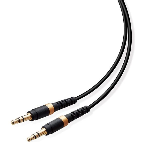 AUXケーブル ELECOM エレコム AX-35MS10BK 高耐久オーディオφ3.5 ストレート...